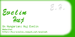 evelin huj business card